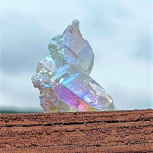 Angel Aura Mini Quartz Crystal Cluster